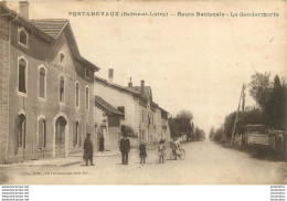 PONTANEVAUX ROUTE NATIONALE LA GENDARMERIE - Andere & Zonder Classificatie