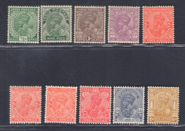 1932-36 India - Stanley Gibbson N. 232/39 - MH* - Altri & Non Classificati