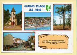 80. QUEND-PLAGE-LES-PINS –  Multivues – Blason (animée)(voir Scan Recto/verso) - Quend