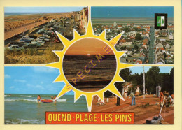 80. QUEND-PLAGE-LES-PINS –  Multivues – Blason (animée)(voir Scan Recto/verso) - Quend