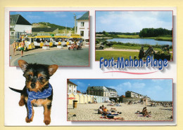 80. FORT-MAHON-PLAGE – Petit Train / Le Golf De Belle-Dune / La Plage (chien) (animée)(voir Scan Recto/verso) - Fort Mahon