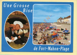 80. FORT-MAHON-PLAGE –  Vue Générale De La Plage – Une Grosse Bise (animée)(voir Scan Recto/verso) - Fort Mahon