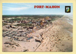 80. FORT-MAHON-PLAGE –  Vue Générale De La Plage – Blason (animée)(voir Scan Recto/verso) - Fort Mahon