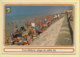 80. FORT-MAHON – La Plage / Blason (animée) (voir Scan Recto/verso) - Fort Mahon