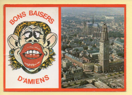 80. Bon Baisers D'AMIENS – La Tour Perret Et La Cathédrale (voir Scan Recto/verso) - Amiens