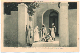 Algérie : BISKRA : Hôpital Lavigerie - Sœur établissant Les Fiches D'entrée à L'arrivée Des Malades: Animée - Religieuse - Biskra