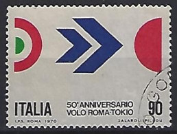 Italy 1970  50 Jahrestag Des Erstfluges Rom-Tokio  (o) Mi.1308 - 1961-70: Usados