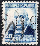 Madrid - Perforado - Edi O 670 - "BU" (Banco) - Used Stamps