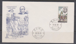 Italie FDC 1965 927 Poète Alessandro Tassoni - FDC