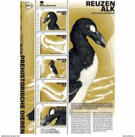 MTDR-BK2-125  MINT ¤ NETHERLANDS 2023 SHEET ¤ Prehistorische Animals - Reuzen Alk - Vor- U. Frühgeschichte