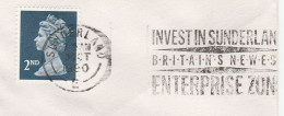 1991 Cover SUNDERLAND ENTERPRISE ZONE Britain's Newest Invest  Slogan  Gb Stamps - Covers & Documents