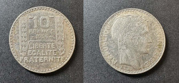 10 Francs Turin 1934 - Argent - Réf, M 8 - 10 Francs