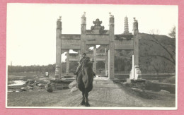 CHINA - Photo - Meili Photographic Studio - PEKING - WESTERN HILL - JADE FOUNTAIN - MARBLE ARCH - 2 Scans - China