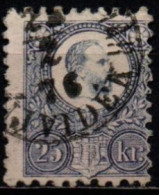 HONGRIE 1871 O GRAVE' - Used Stamps