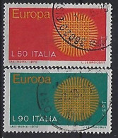 Italy 1970  Europa  (o) Mi.1309-1310 - 1961-70: Usati