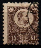 HONGRIE 1871 O GRAVE' - Used Stamps