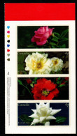 Kanada Canada 2001 - Mi.Nr. 1999 - 2002 - Postfrisch MNH - Blumen Flowers Rosen Roses - Rozen