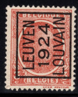 Typo 101A (LEUVEN 1924 LOUVAIN) - O/used - Sobreimpresos 1922-31 (Houyoux)