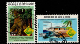 - COTE D'IVOIRE - 1992 -YT N° 900K / 900L - Oblitérés -  Environnements - Ivory Coast (1960-...)