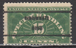 USA LOCAL Precancel/Vorausentwertung/Preo From OHIO - Cincinnati Type 209- A Special Delivery Stamp - Vorausentwertungen