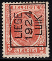 Typo 102A (LIEGE 1924 LUIK) - O/used - Typo Precancels 1922-31 (Houyoux)