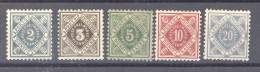 Wurtemberg  -  Service  :  Mi  112-16  * - Mint