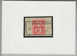 CH Heimat BE Schönbühl 1902-11-29 Aushilfsstempel Auf Briefstück - Storia Postale