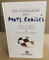 Dictionnaire Des Mots Croisés - Dictionaries