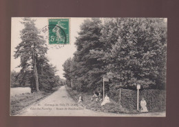 CPA - 78 - Cernay-la-Ville - Côte Des Pucelles - Route De Rambouillet - Animée - Circulée - Cernay-la-Ville