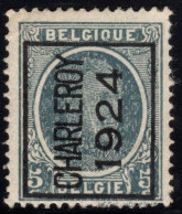 Typo 105A (CHARLEROY 1924) - O/used - Typo Precancels 1922-31 (Houyoux)