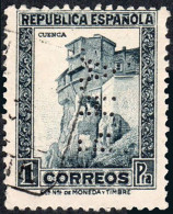 Madrid - Perforado - Edi O 673 - "B.H.A." (Banco) - Oblitérés