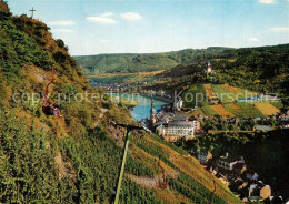 73306226 Cochem Mosel Mit Burg Cochem Seilbahn Und Pinnerkreuz Cochem Mosel - Cochem