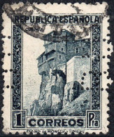 Madrid - Perforado - Edi O 673 - "BU" Doble (Banco) - Oblitérés