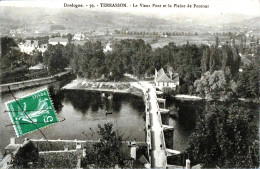 *CPA - 24 - TERRASSON - Le Vieux Pont Et La Plaine De Pontour - Other & Unclassified