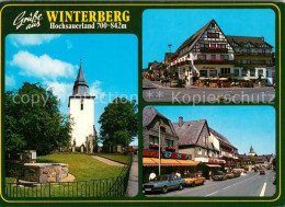 73306181 Winterberg Hochsauerland Kirche Hotel Hellenbad Strassenpartie Winterbe - Winterberg