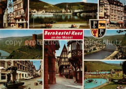 73306173 Bernkastel-Kues Fachwerkhaeuser Moselpartien Brunnen Gasse Schwimmbad B - Bernkastel-Kues