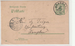Königreich Bayern, Schongau - Postal  Stationery