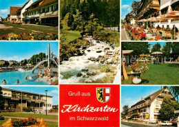 73306163 Kirchzarten Strasse Bach Cafeterrasse Schwimmbad Restaurant Kirchzarten - Kirchzarten