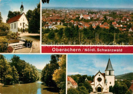 73306149 Oberachern Kirchen Panorama  Oberachern - Achern