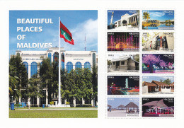MALDIVES 2016 ** Places Of Maldives Plätze Der Malediven M/S - OFFICIAL ISSUE - A1708 - Autres & Non Classés