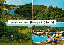 73306113 Eifel Region Naturpark Suedeifel Wandern Reiten Segeln Schwimmbad Eifel - Loreley