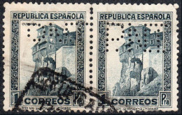 Madrid - Perforado - Edi O 673 Pareja - "P.N.T." (Patronato Nacional Turismo) - Used Stamps