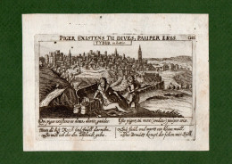 ST-IT TIVOLI  1630~ TYBUR In Latio Daniel Meisner PIGER EXISTENS TU DIVES, PAUPER ERIS - Prints & Engravings