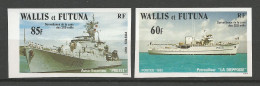 WALLIS-ET-FUTUNA  N° 279 Et 280  Non Dentelé  NEUF**  SANS CHARNIERE NI TRACE / Hingeless  / MNH - Imperforates, Proofs & Errors