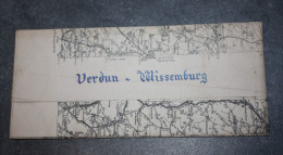 WW2 - Carte Michelin 57 Libération 1944 "Verdun-Wissemburg"  WWII - 1939-45