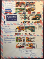 Etats-Unis, Lot De 4 Enveloppes JEUX OLYMPIQUE 1984 - (B2701) - Storia Postale