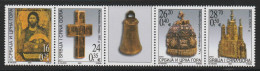 Serbie Et Montenegro - N°2998/3001 ** (2003) Pièces Du Musée De L'église Orthodoxe Serbe. - Serbie