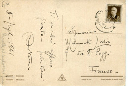 X0409 Albania,circuled Card  1941 From Elbasan To Italy - Albanië