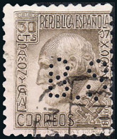 Madrid - Perforado - Edi O 680 - "B.S." (Banco) - Usados