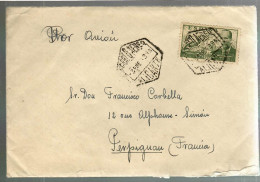 80116 -  PAR AVION D ALICANTE  POUR LA FRANCE - Cartas & Documentos